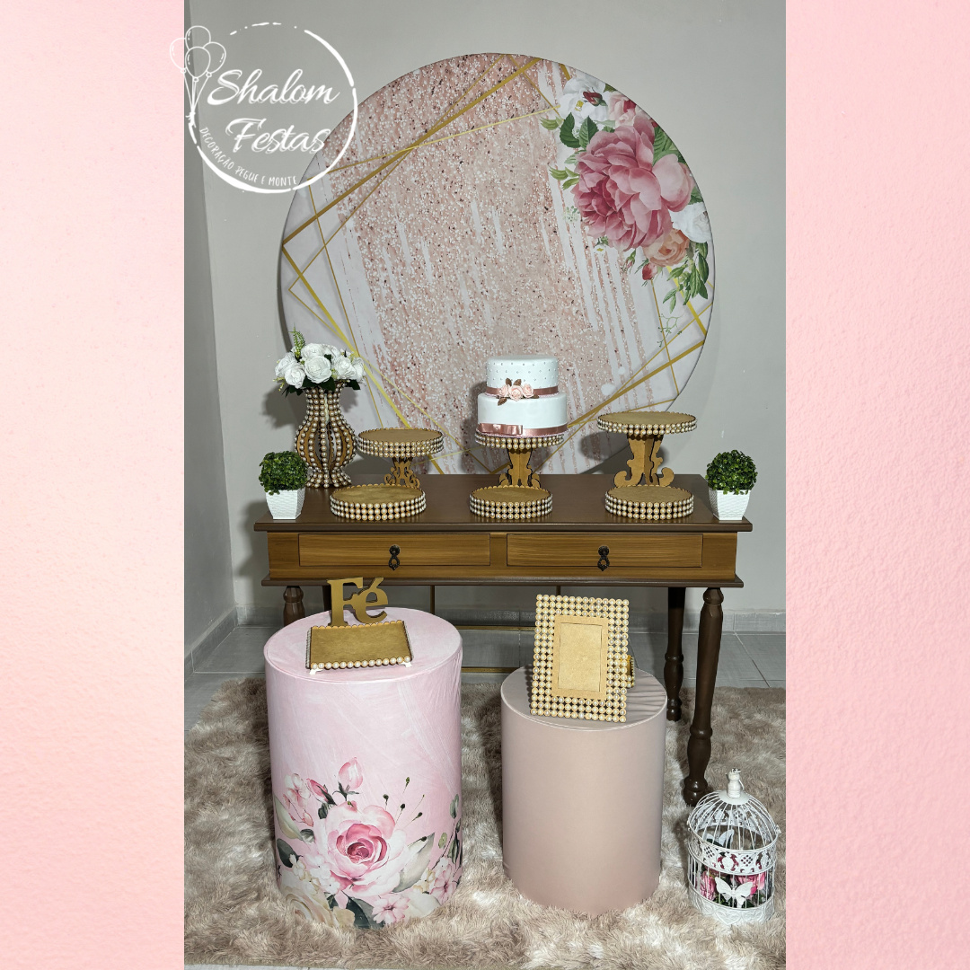 Rosé Floral 07 - Shalom Festas Pegue e Monte 