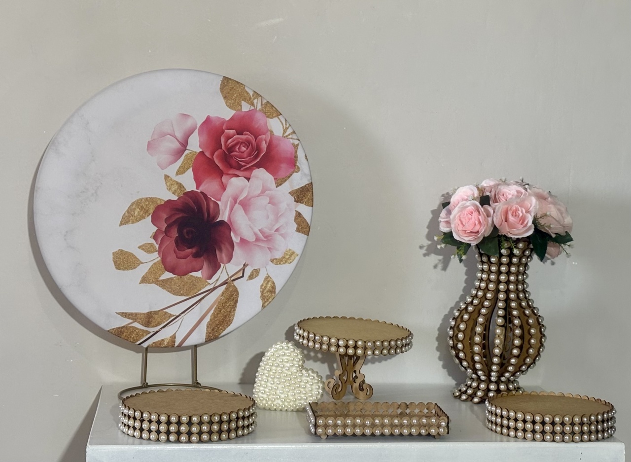 Mini Kit Floral 1 - Shalom Festas Pegue e Monte 