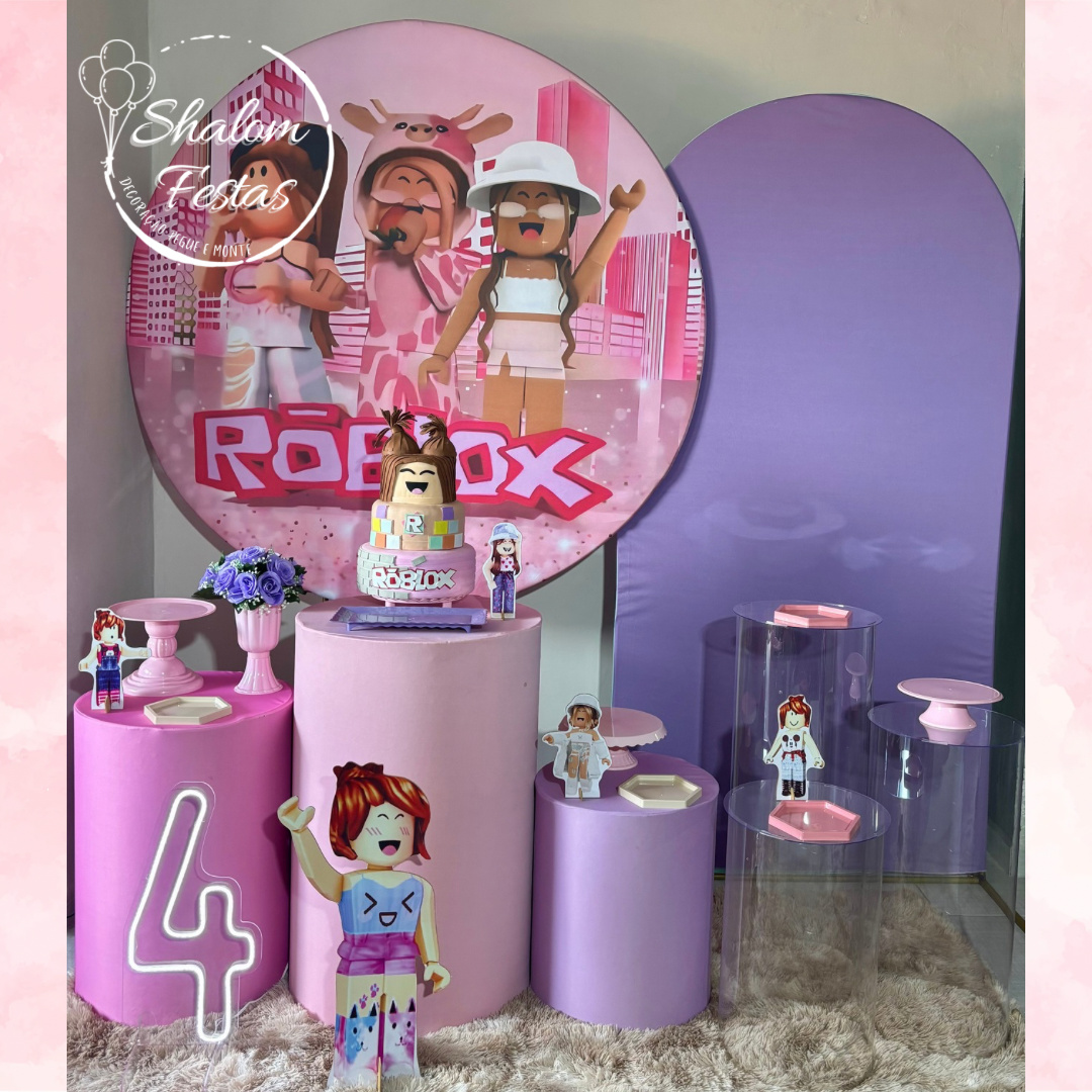 Roblox 05 / Menina - Shalom Festas Pegue e Monte