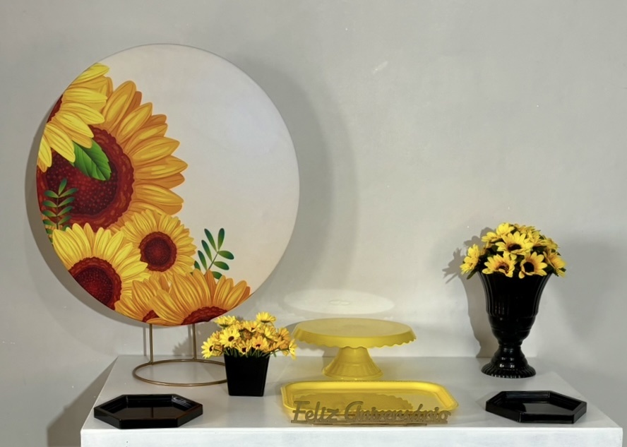 Mini Kits / Girassol 02 - Shalom Festas Pegue e Monte 