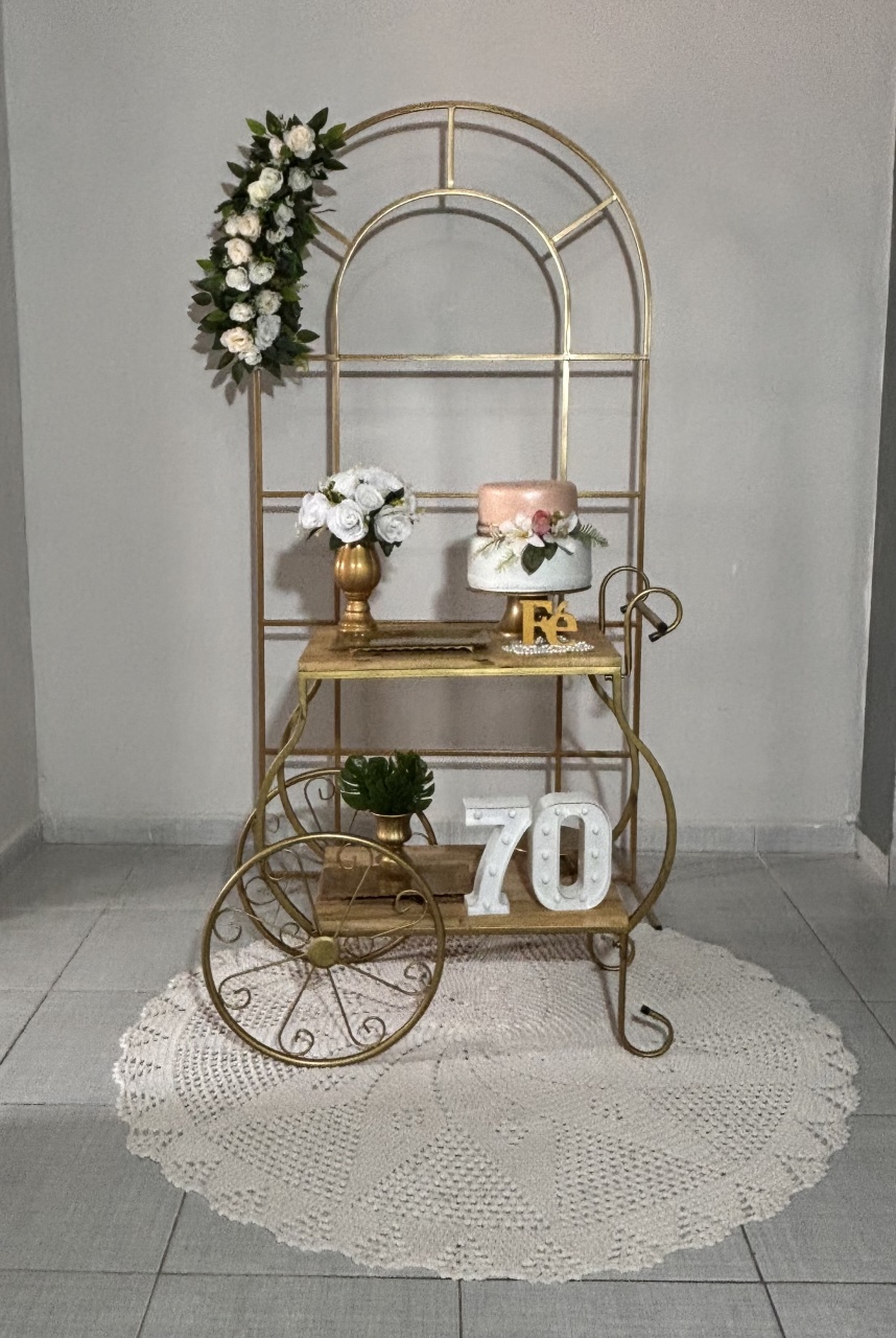 Carrinho de Chá Portal 02 - Shalom Festas Pegue e Monte 