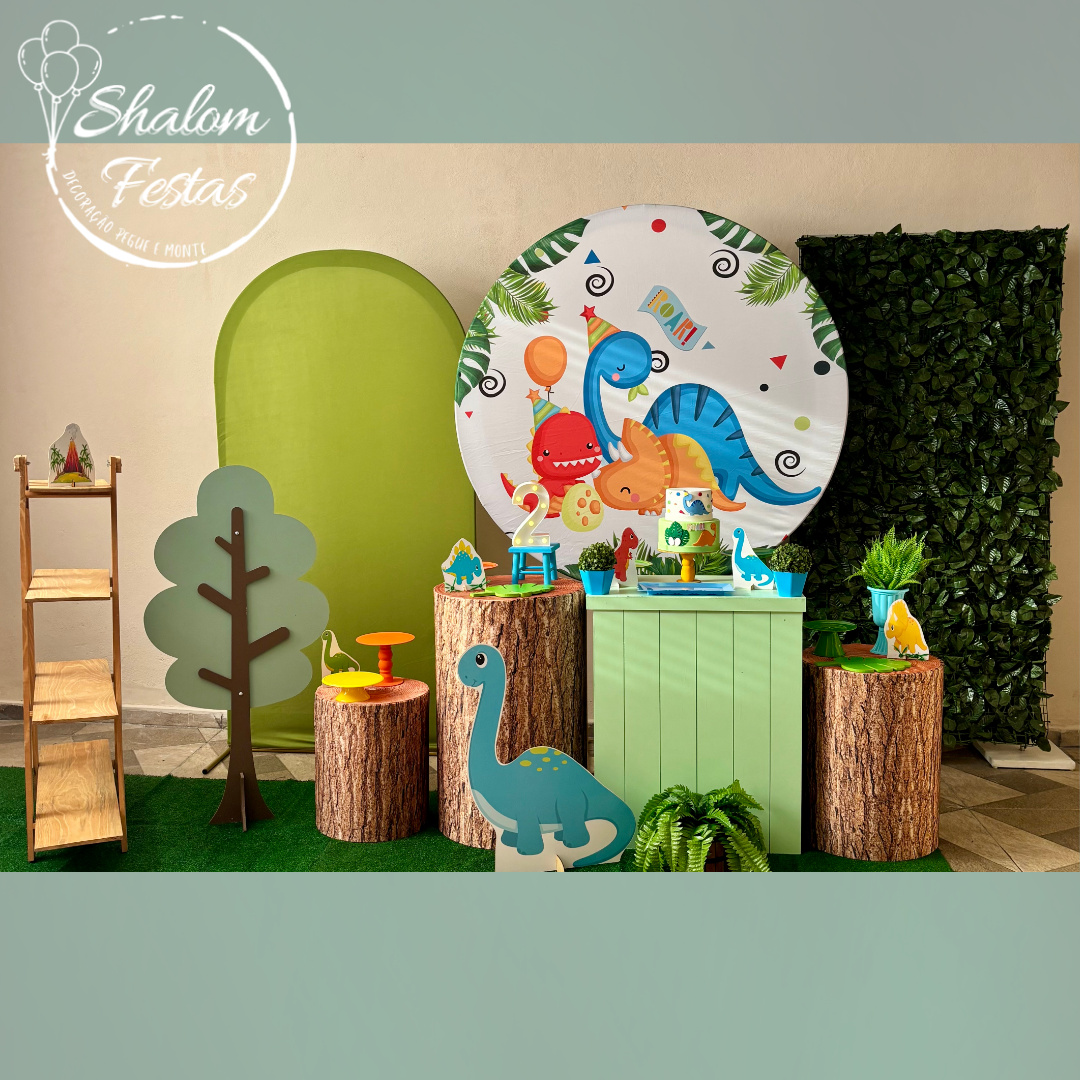 Dinossauro Baby 06 - Shalom Festas Pegue e Monte