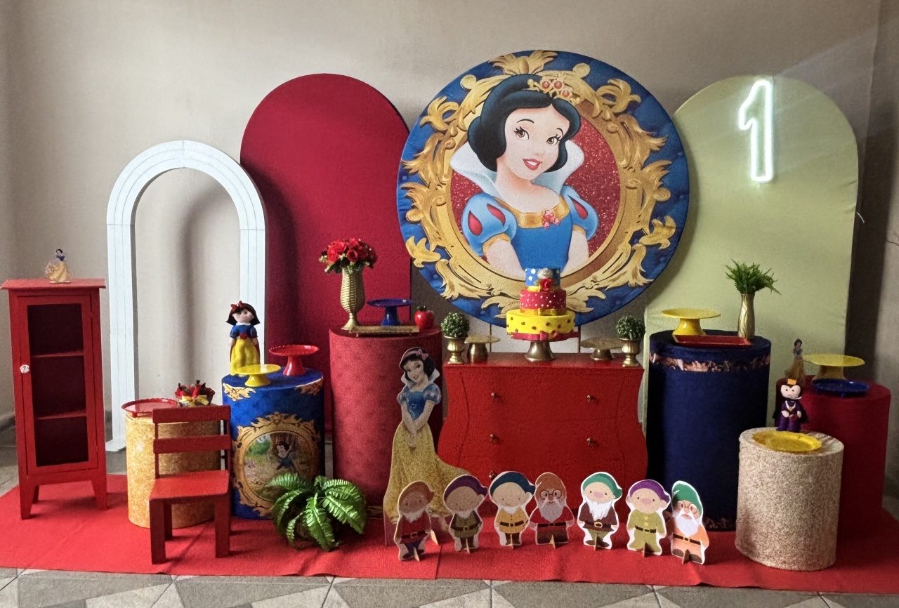 Branca de Neve 05 - Shalom Festas Pegue e Monte