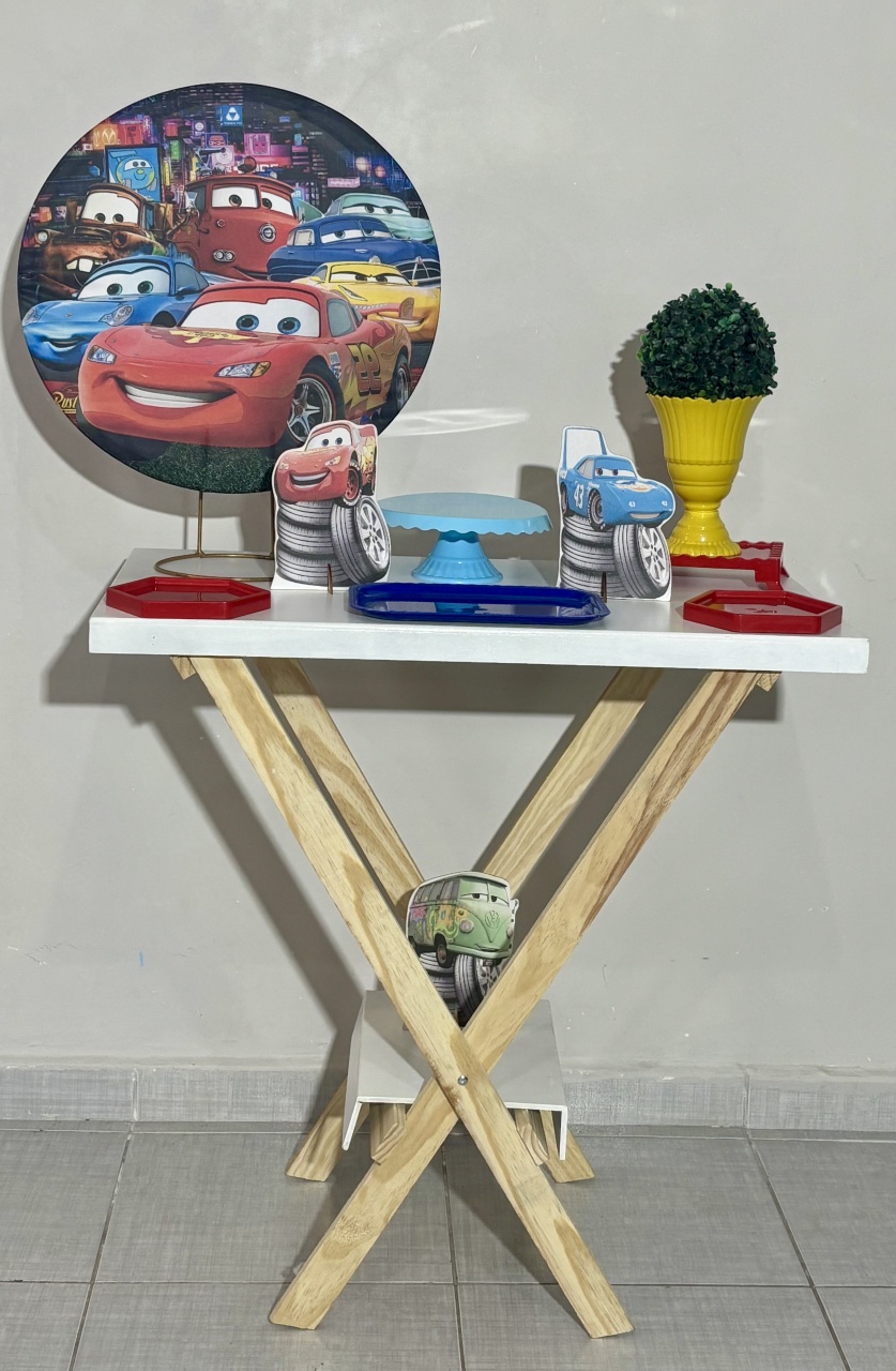 Mini Kit Carros Disney 02 - Shalom Festas Pegue e Monte 