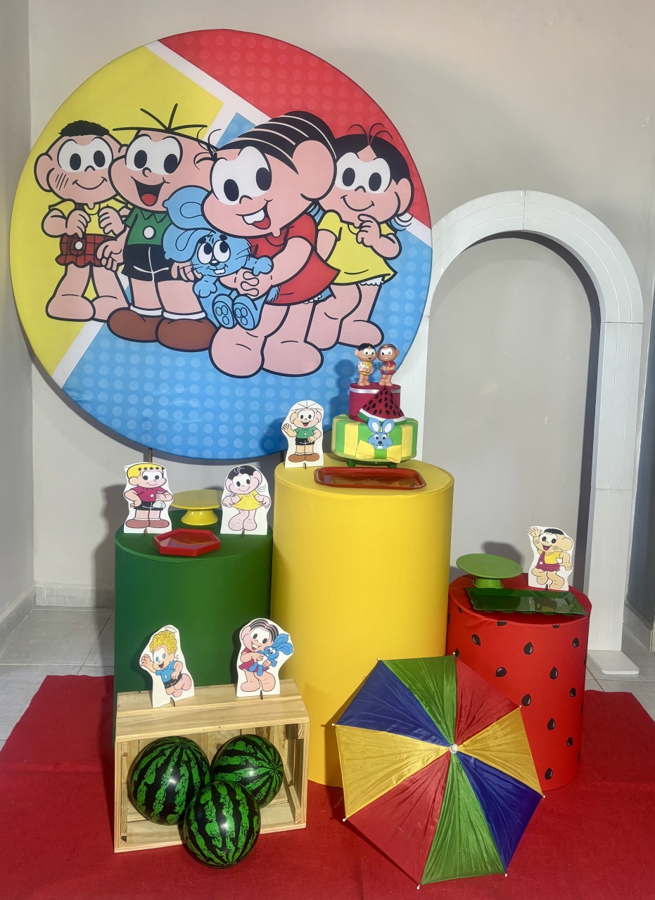 Turma da Mônica 04 - Shalom Festas Pegue e Monte