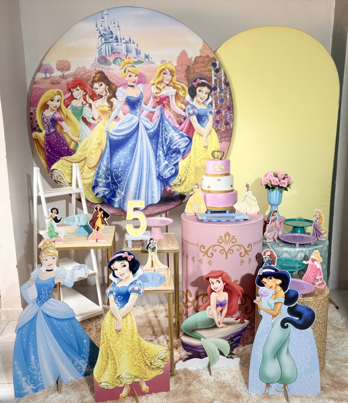 Princesas Disney 04 - Shalom Festas Pegue e Monte