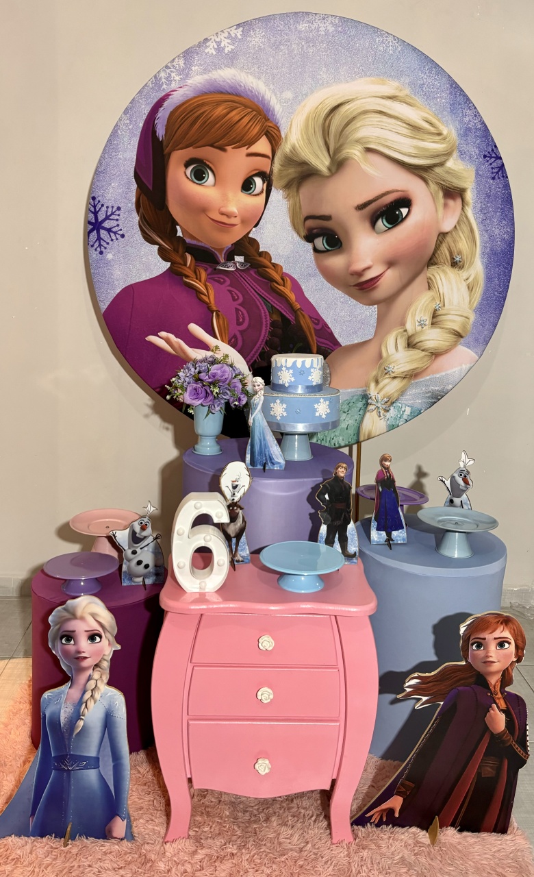Frozen 02 - Shalom Festas Pegue e Monte