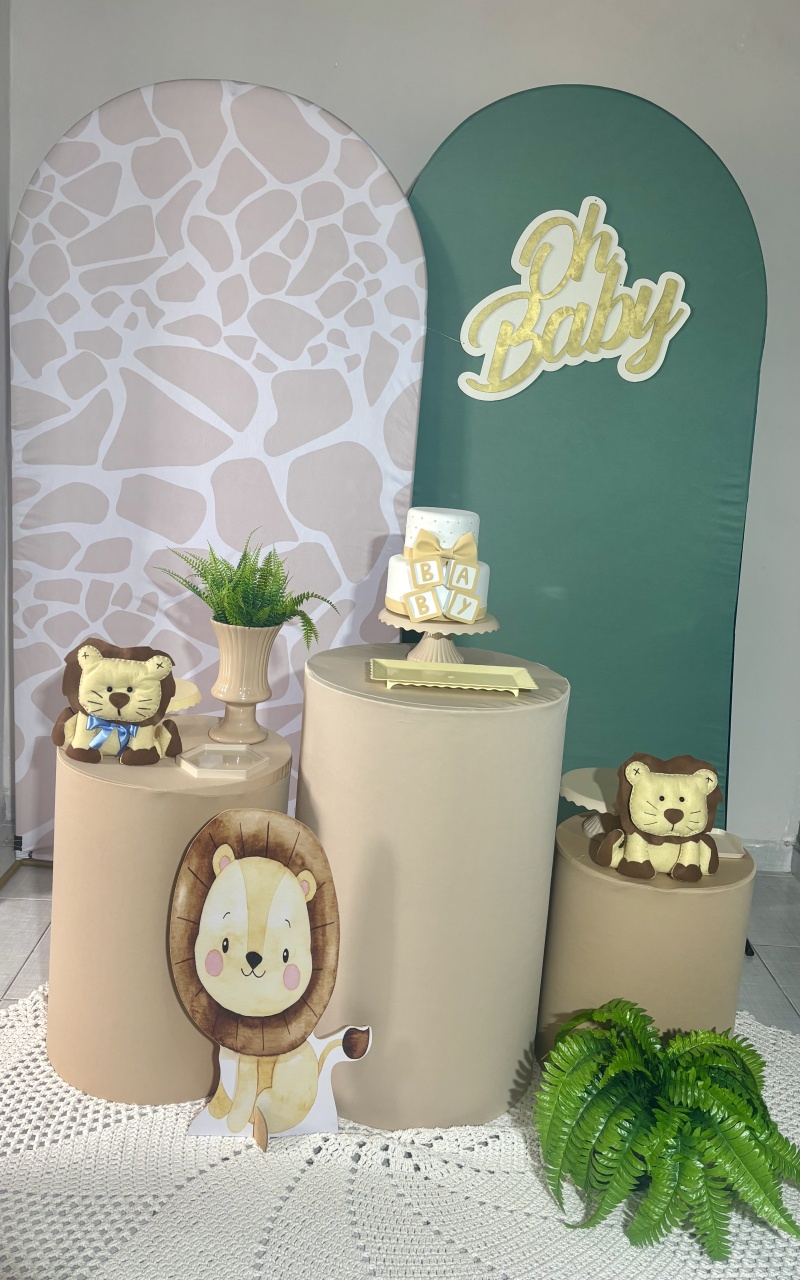 Romano Verde Eucalipto Leãozinho - Shalom Festas Pegue e Monte