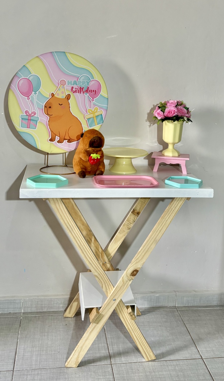 Mini Kit Capivara 06 - Shalom Festas Pegue e Monte 