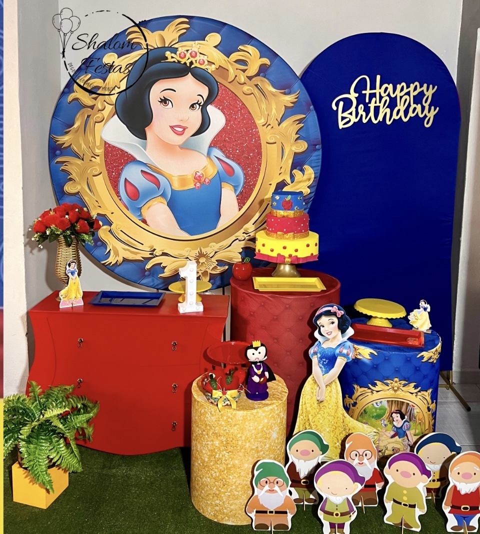 Branca de Neve 03 - Shalom Festas Pegue e Monte