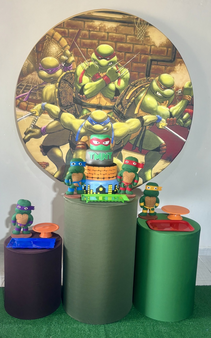 Tartaruga Ninja 01 - Shalom Festas Pegue e Monte