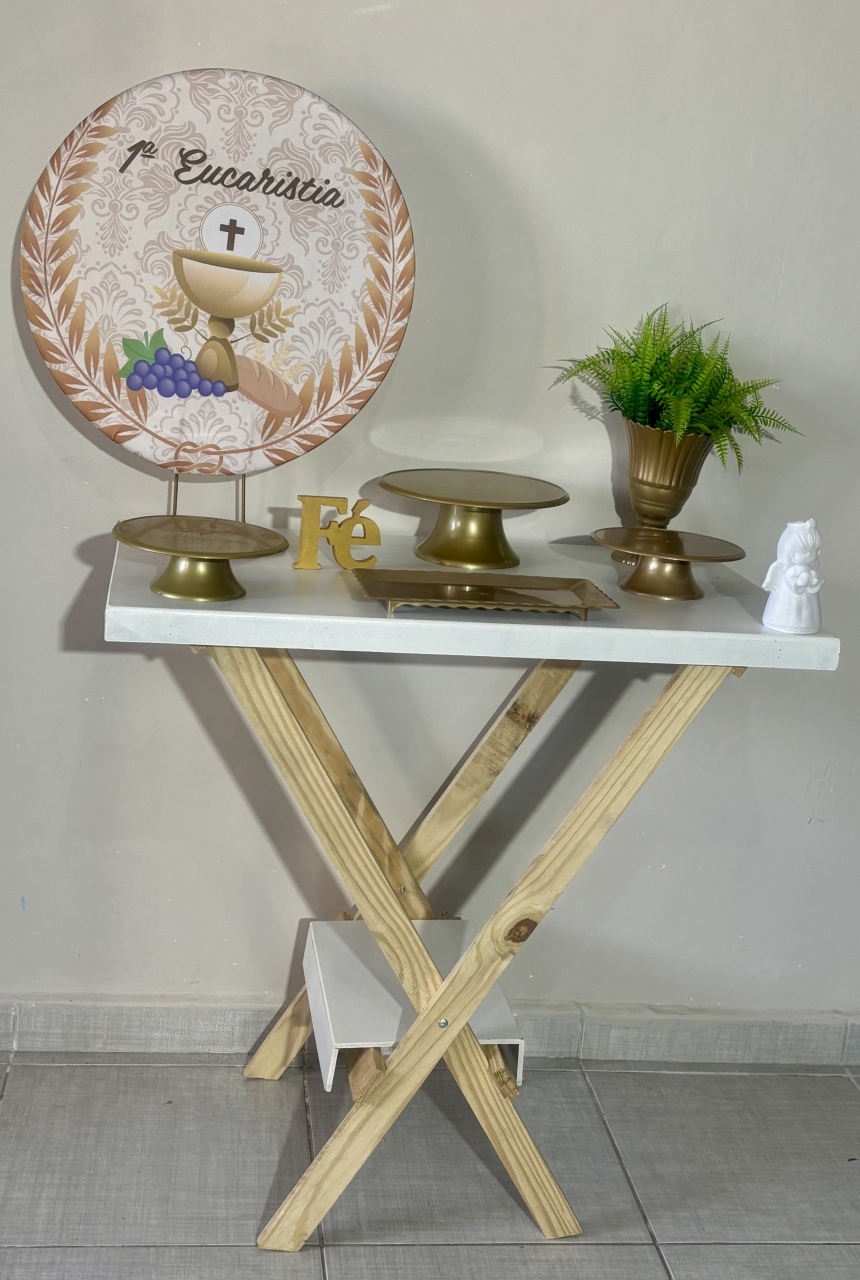 Mini Kit Eucaristia 04 - Shalom Festas Pegue e Monte