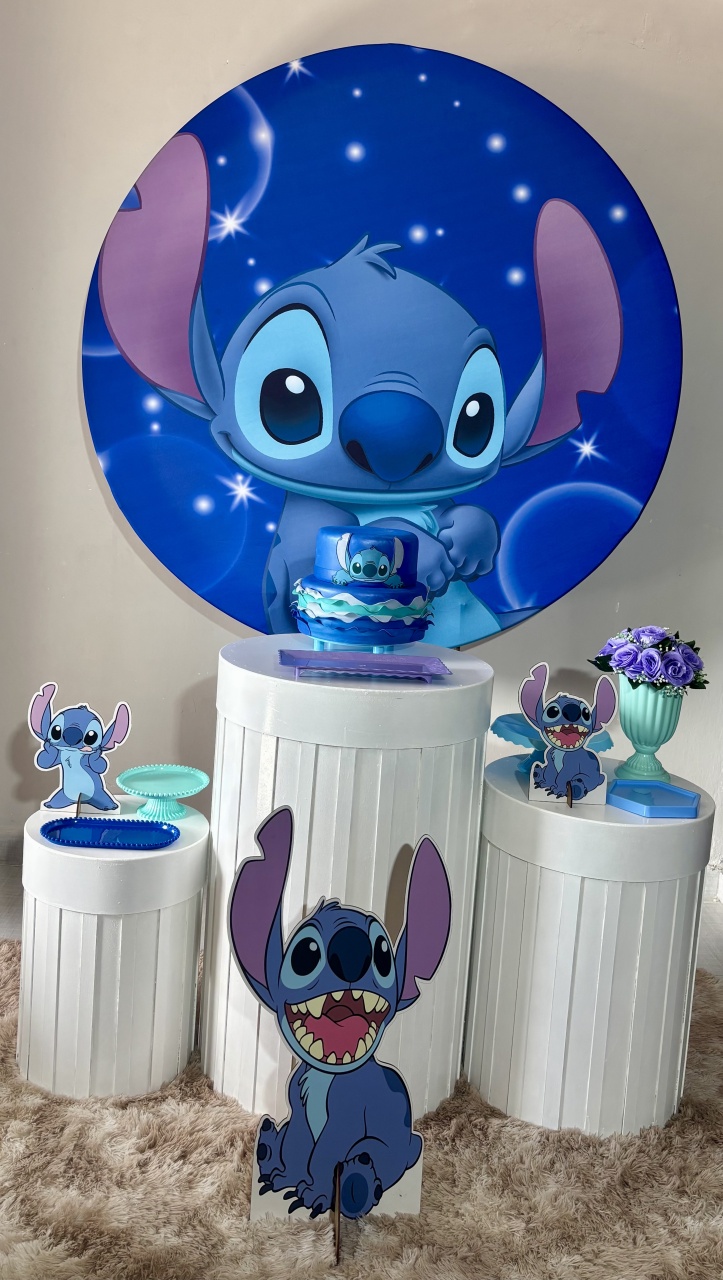 Lilo Stitch 03 - Shalom Festas Pegue e Monte
