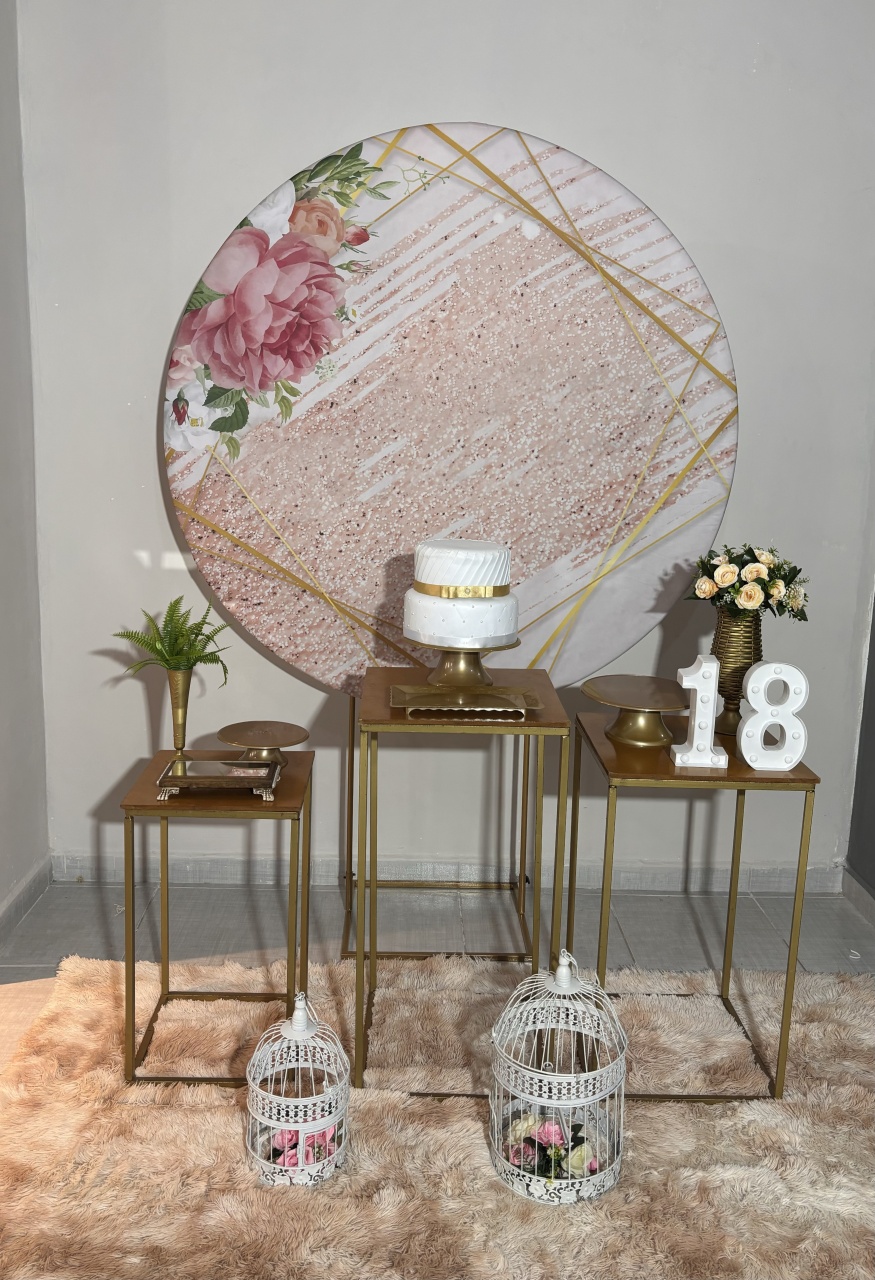 Rosé Floral 03 - Shalom Festas Pegue e Monte 