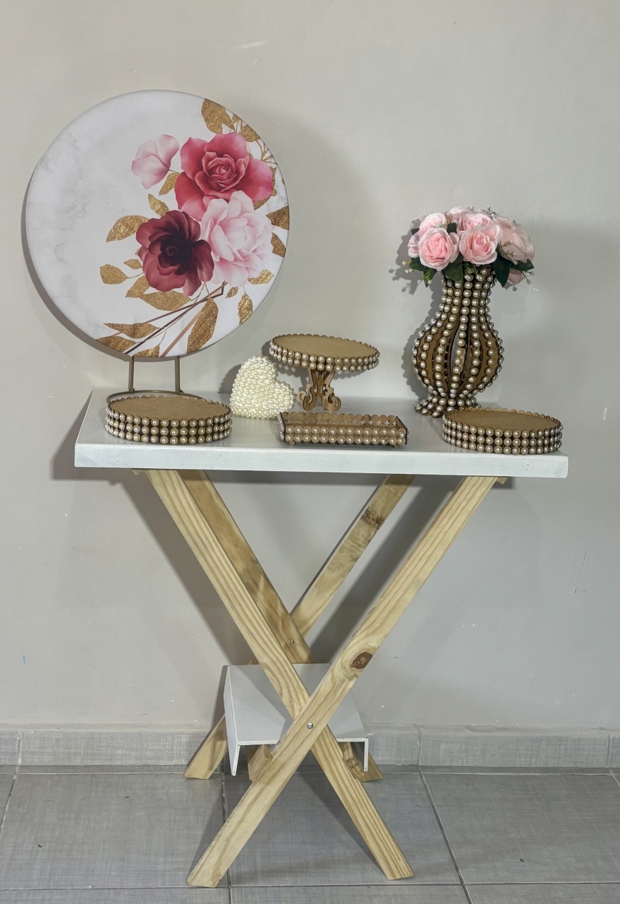 Mini Kit Floral 03 - Shalom Festas Pegue e Monte 