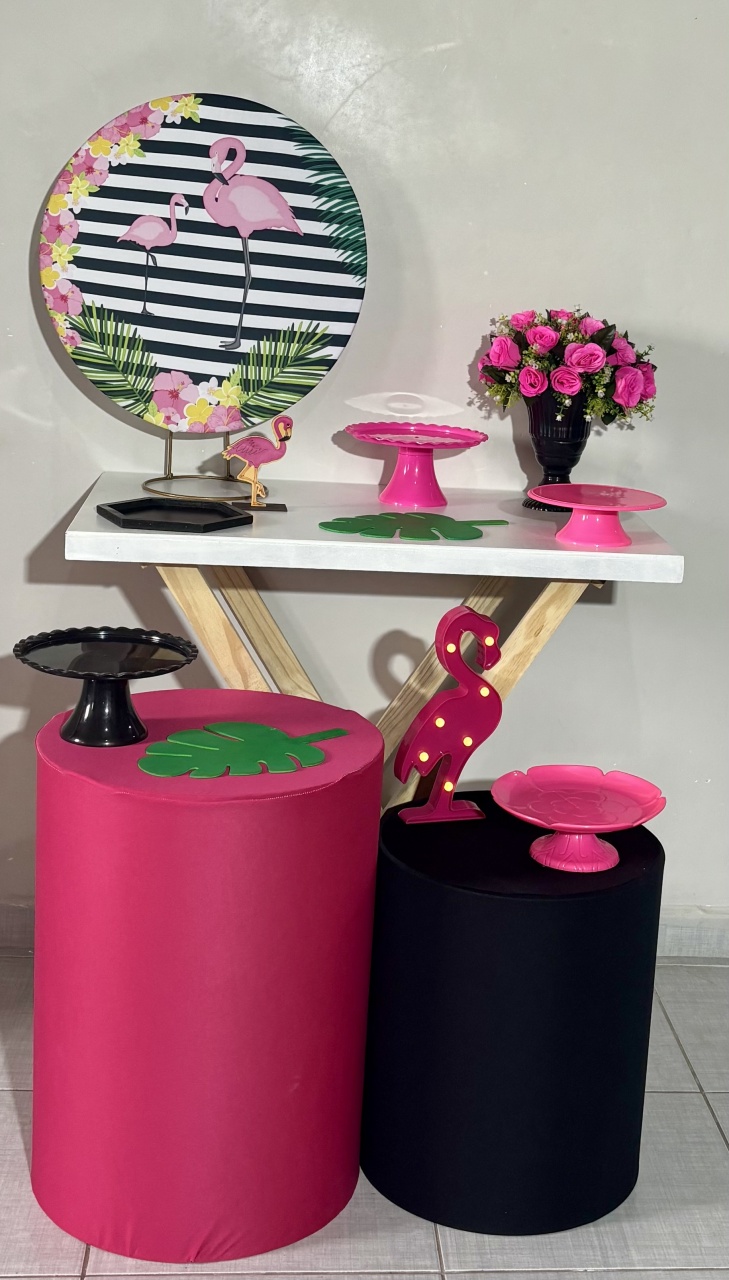 Mini Kits / Flamingo 03 - Shalom Festas Pegue e Monte 