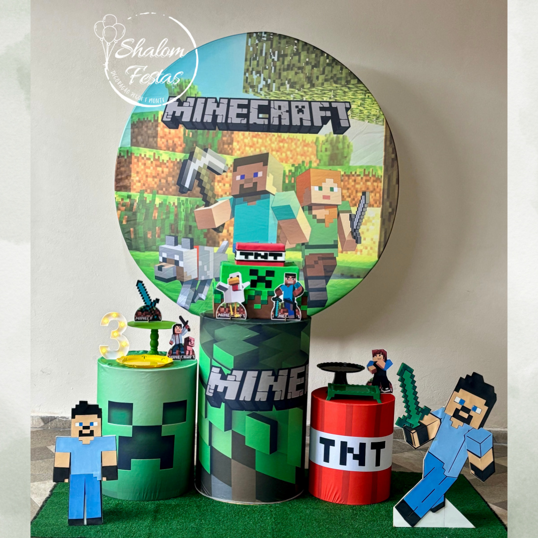 Minecraft 01 - Shalom Festas Pegue e Monte