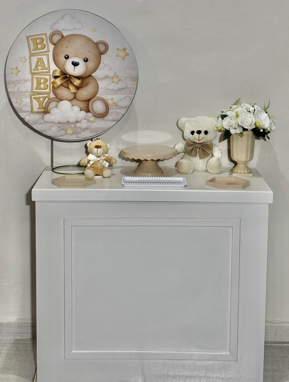 Mini Kit Urso Baby - Shalom Festas Pegue e Monte 