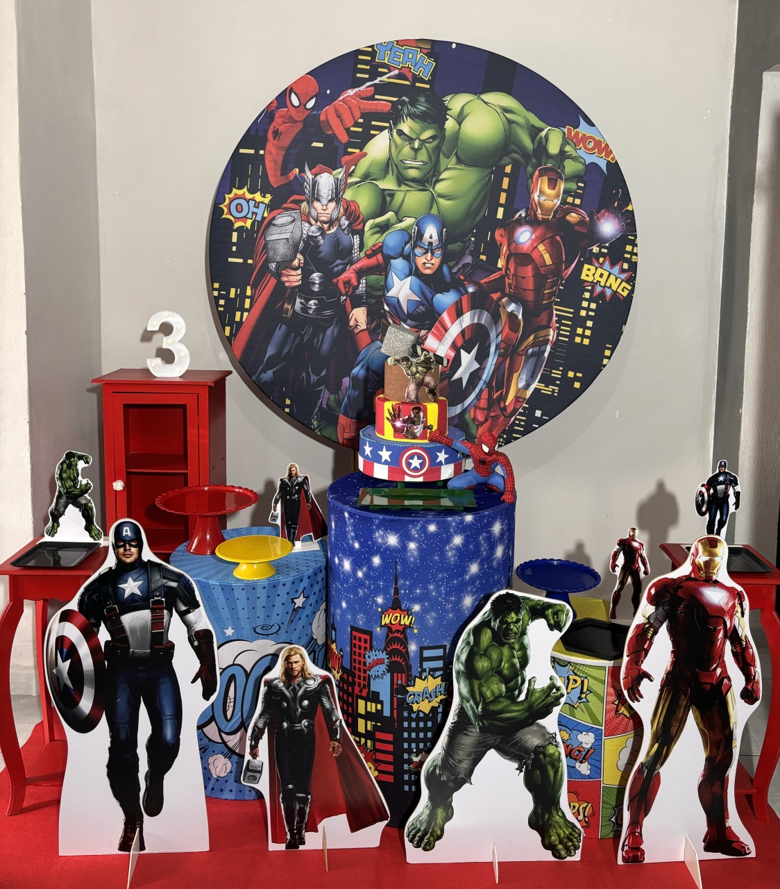 Vingadores 02 - Shalom Festas Pegue e Monte