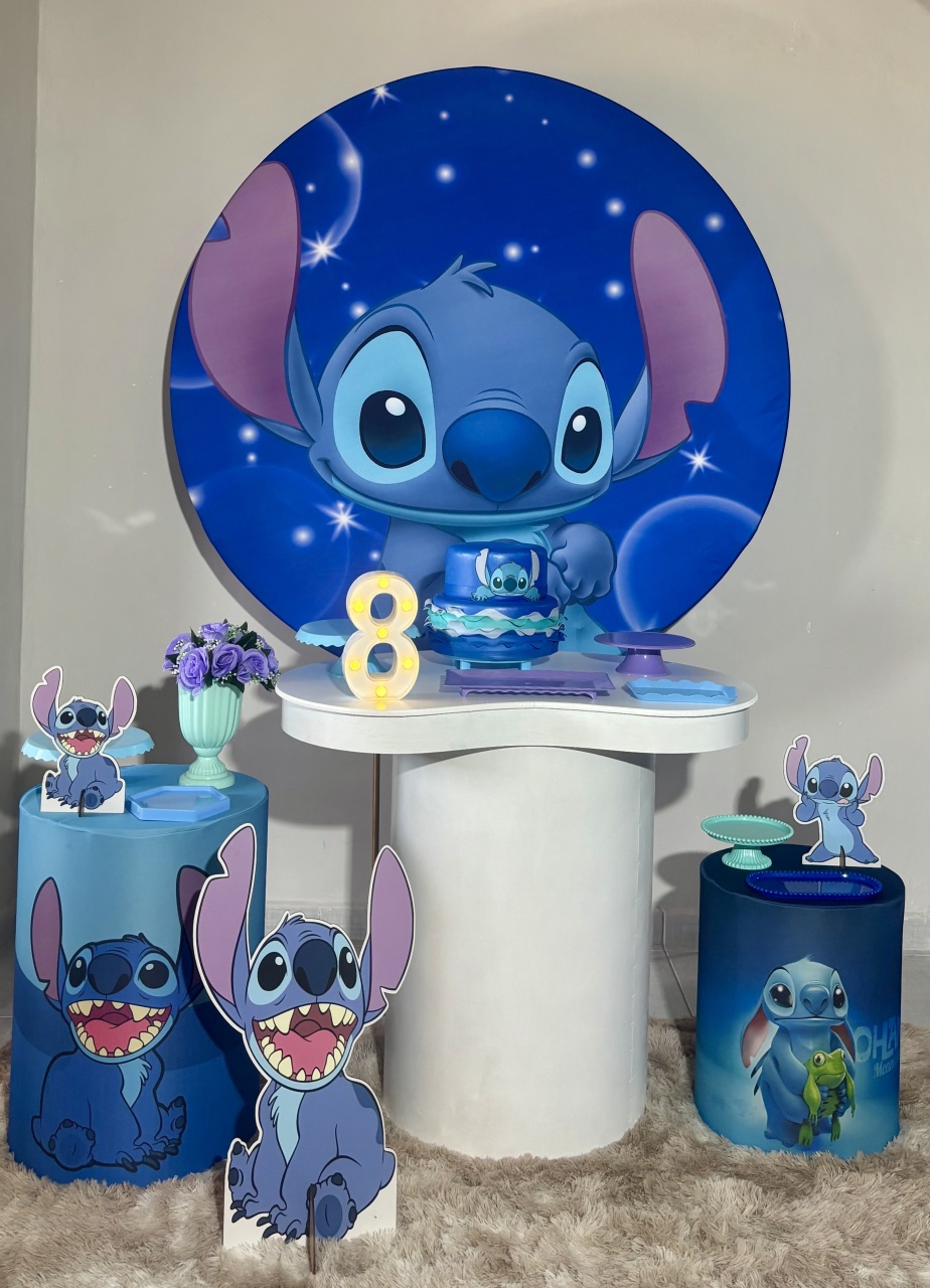 Lilo Stitch 02 - Shalom Festas Pegue e Monte