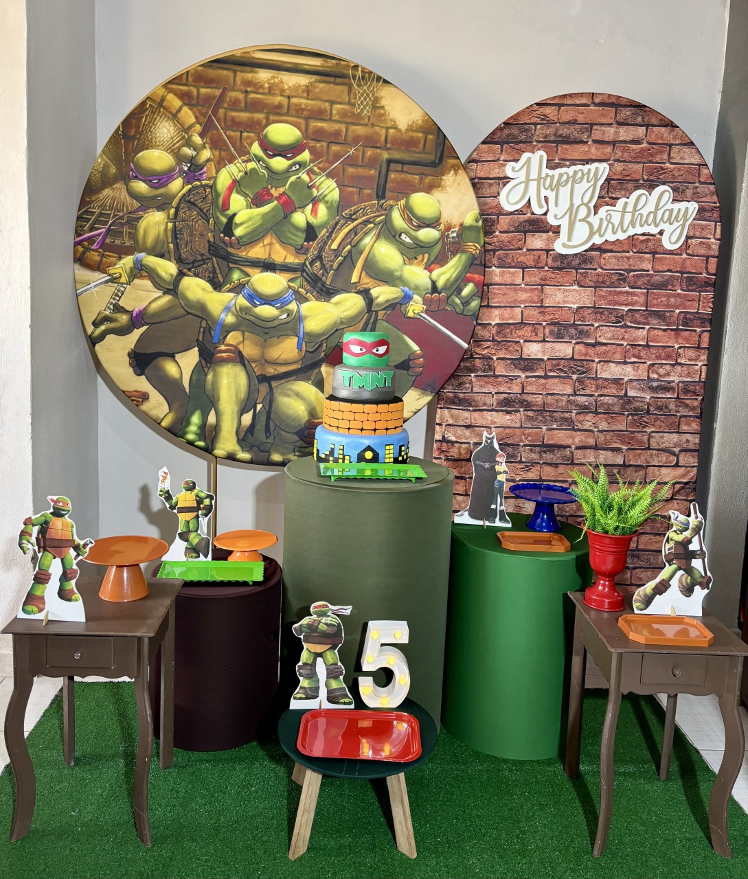 Tartaruga Ninja 05 - Shalom Festas Pegue e Monte