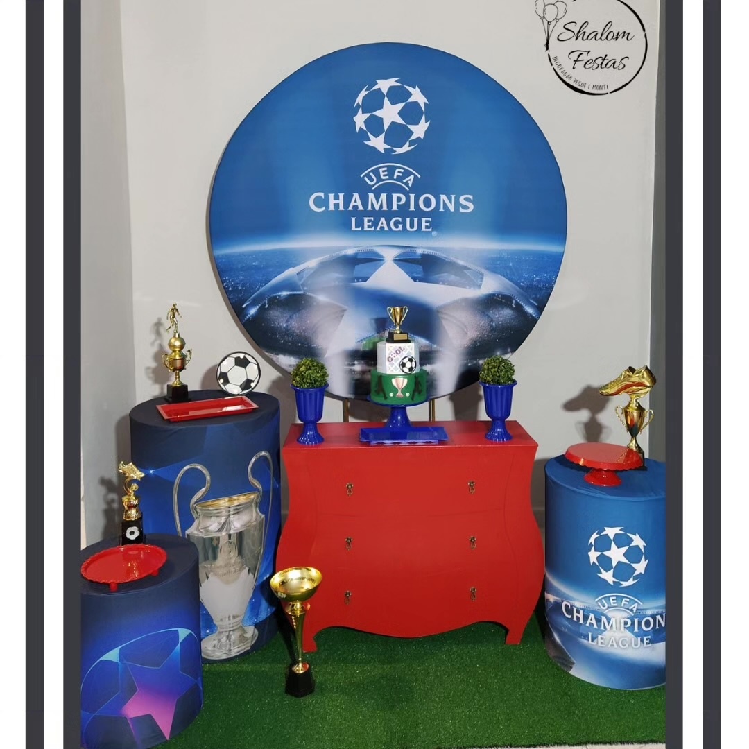 Champions League 02 Futebol - Shalom Festas Pegue e Monte