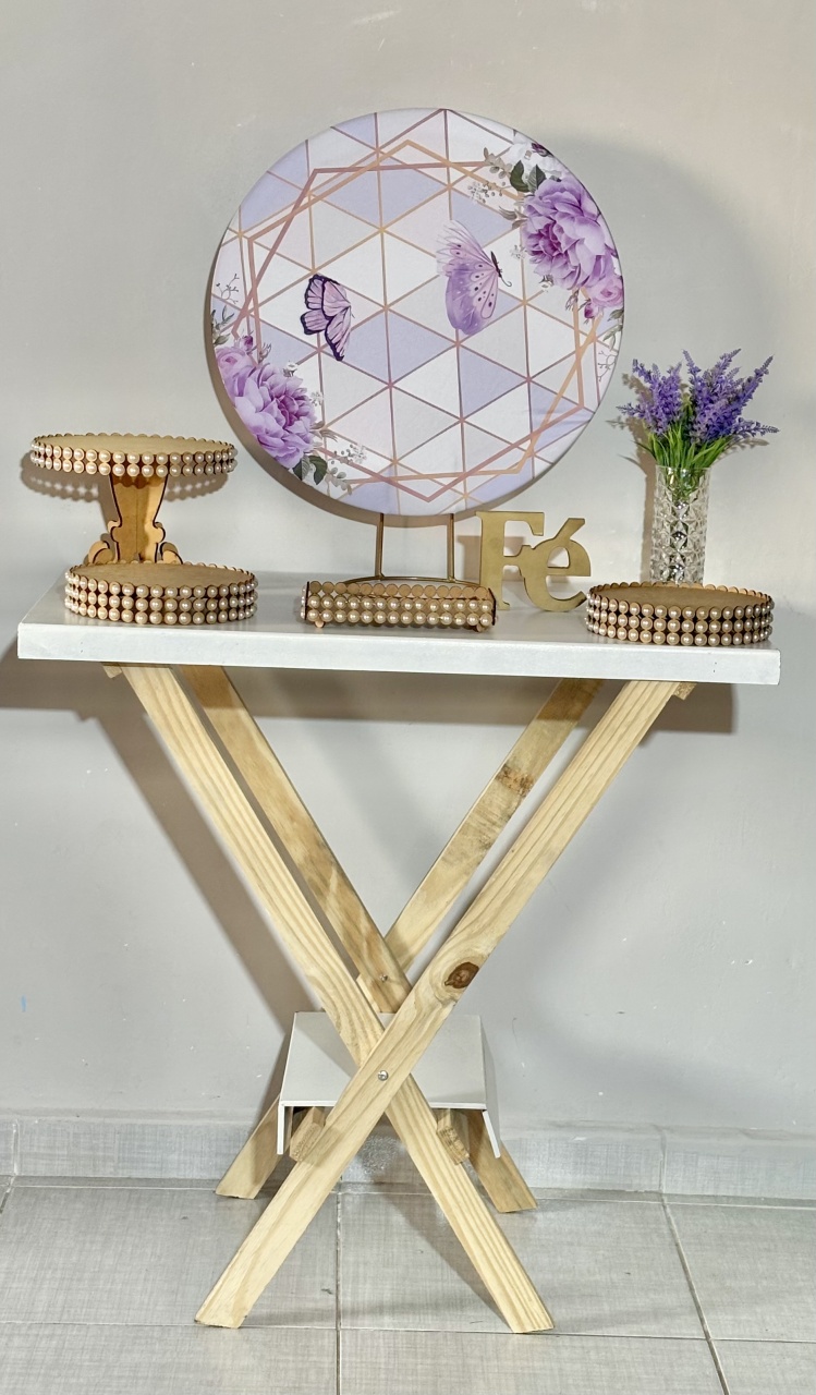 Mini Kit Lilás 07 - Shalom Festas Pegue e Monte 