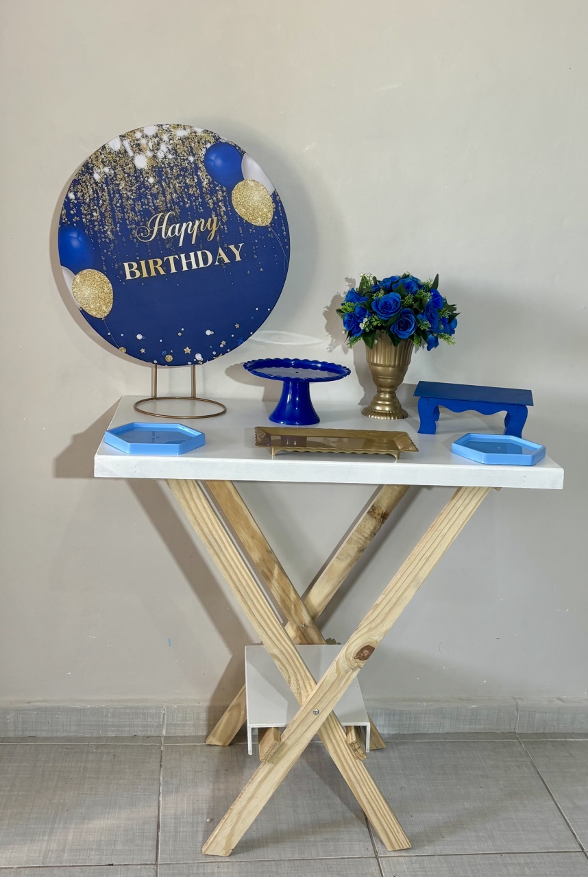 Mini Kit Happy Birthday 02 - Shalom Festas Pegue e Monte 
