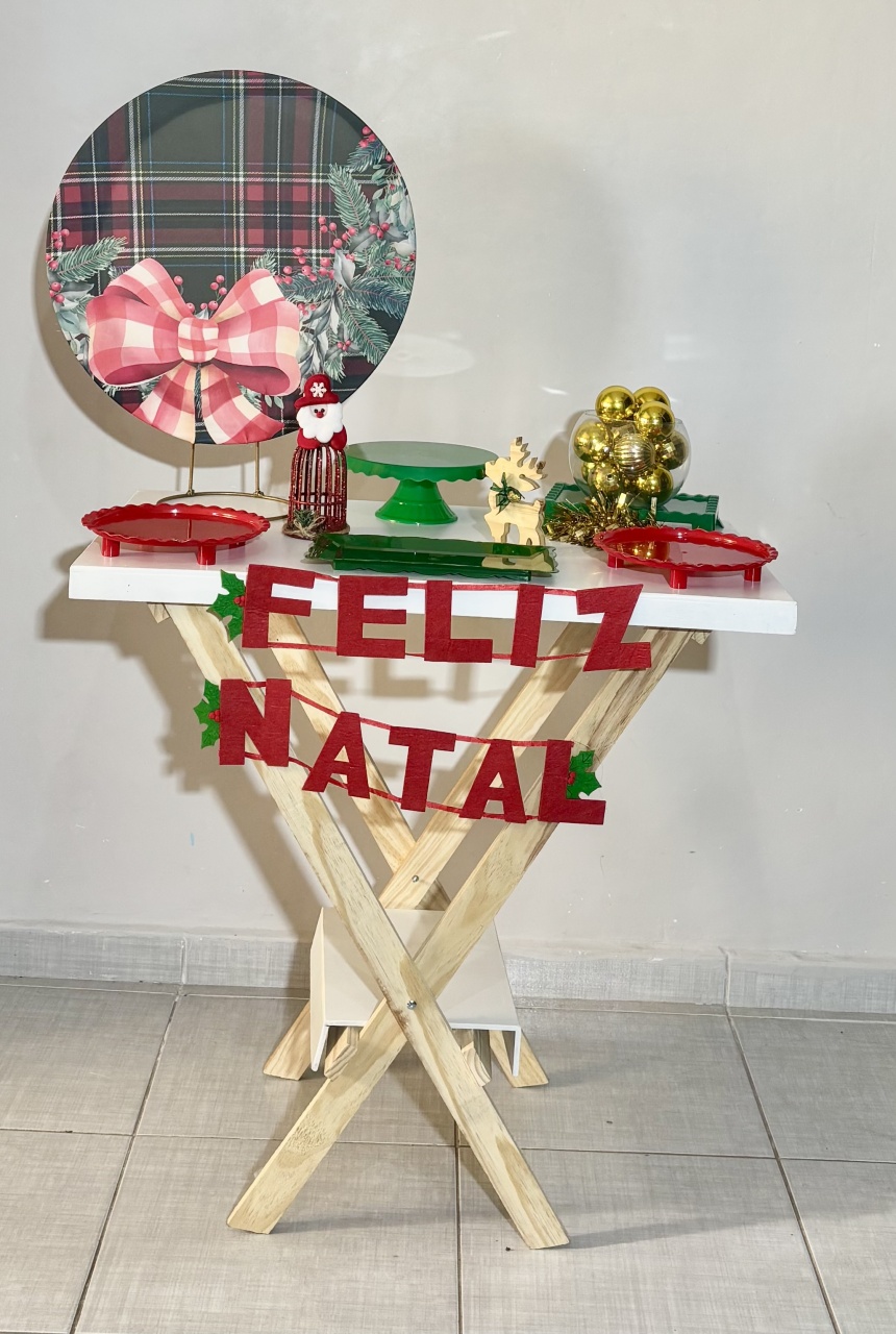 Mini Kit Natal 06 - Shalom Festas Pegue e Monte 