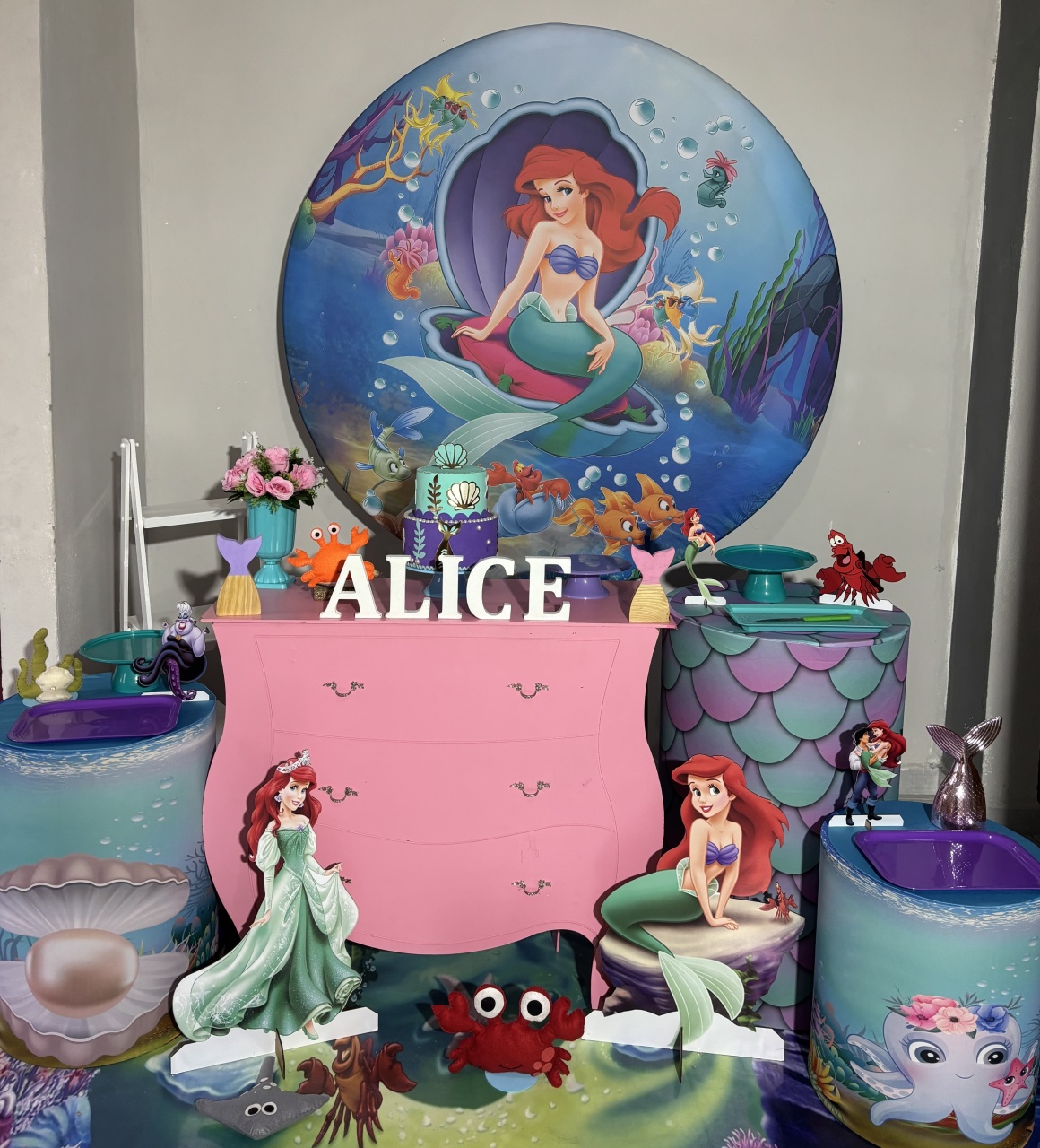 Ariel/ Pequena Sereia  - Shalom Festas Pegue e Monte