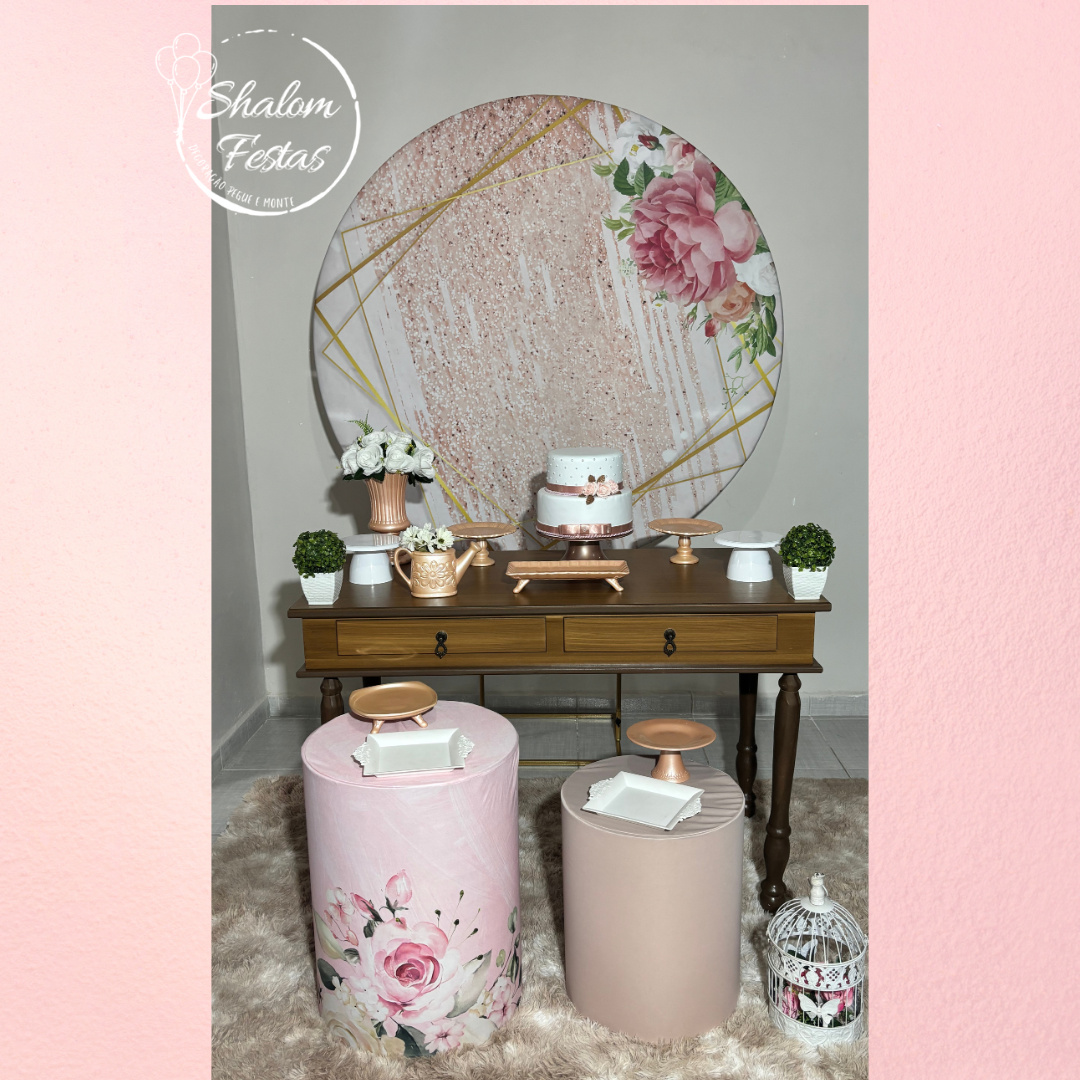 Rosé Floral 06 - Shalom Festas Pegue e Monte 