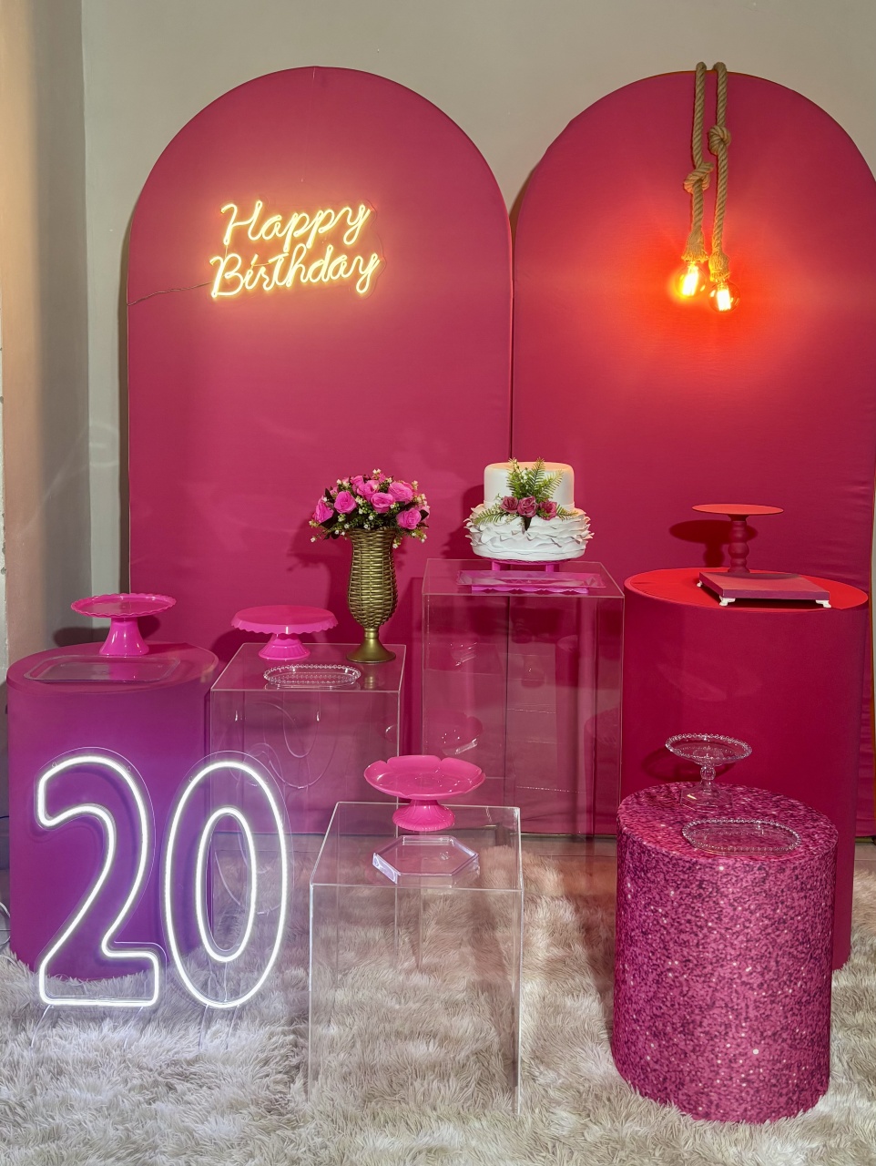Romano Duplo Pink Luxo 03 - Shalom Festas Pegue e Monte 