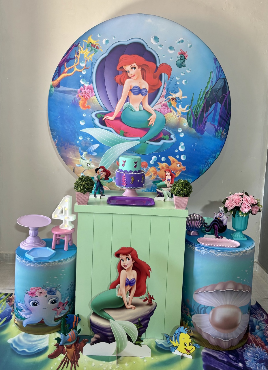 Ariel/ Pequena Sereia  - Shalom Festas Pegue e Monte