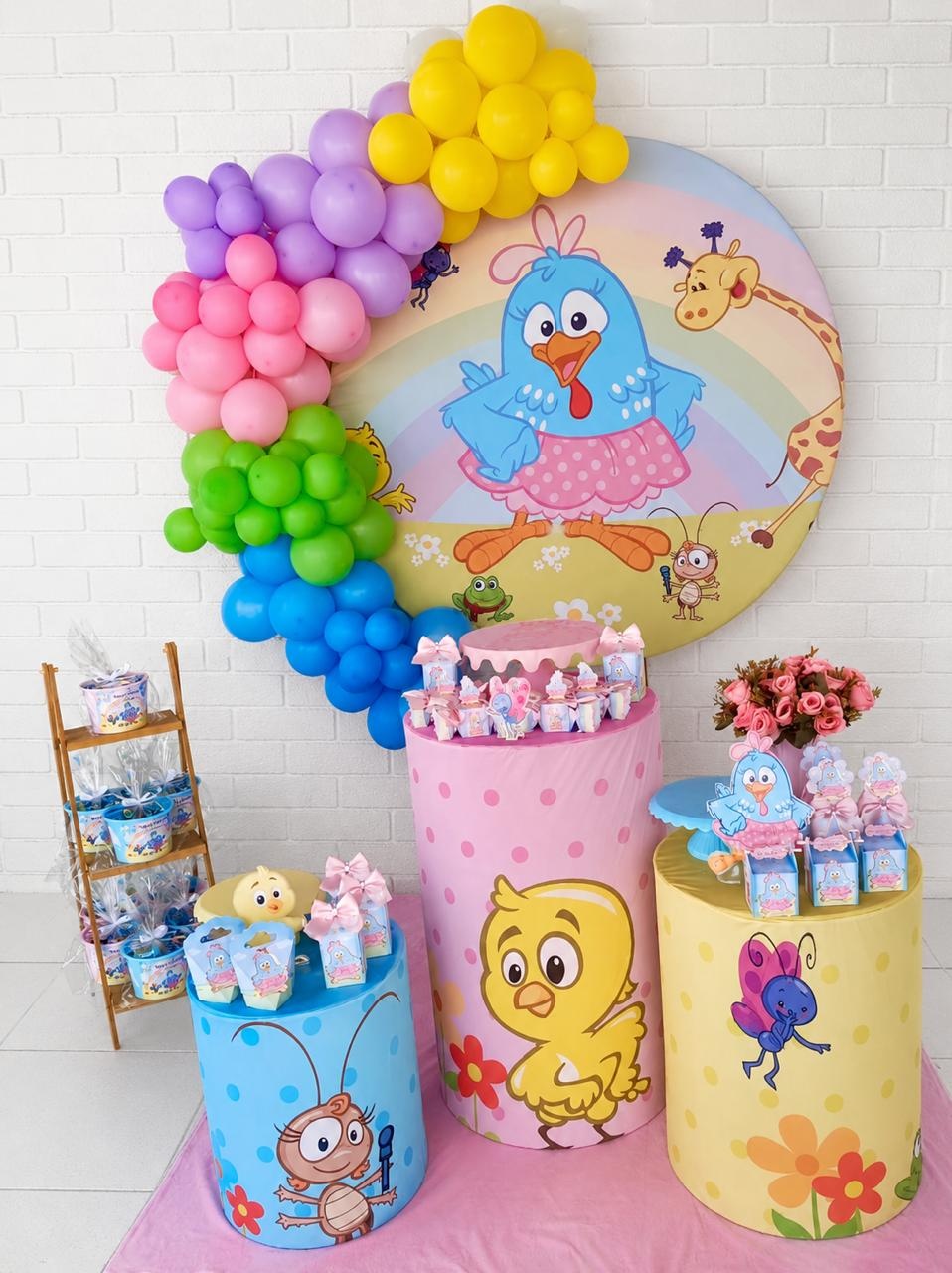 Kit Galinha Pintadinha Rosa - Lindalci Oliveira