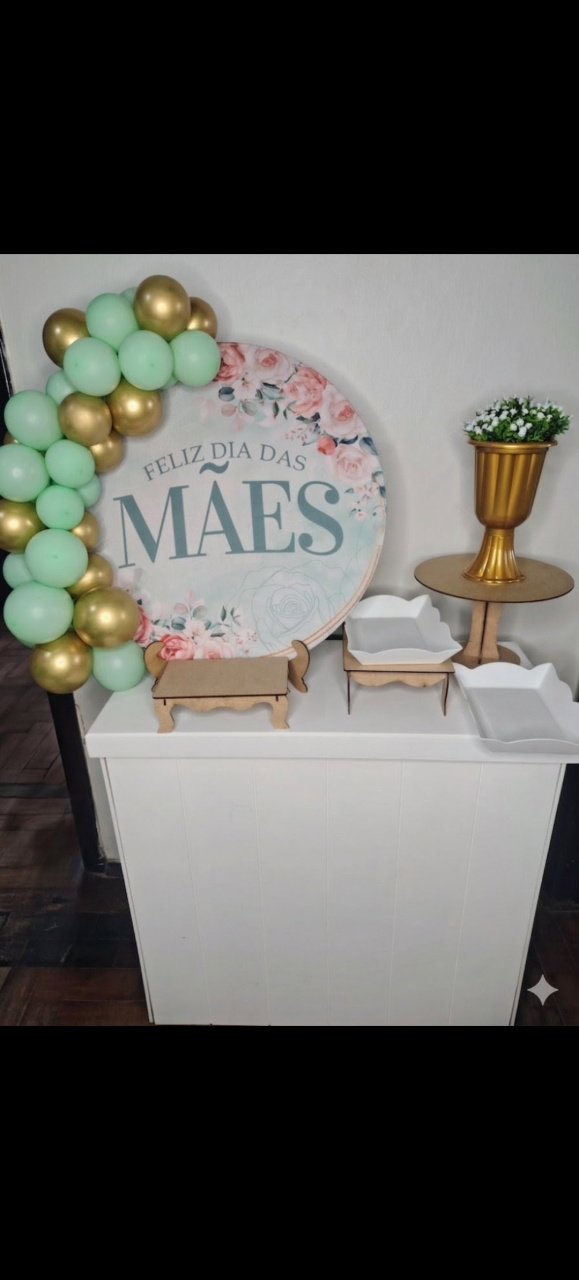 Dia das Mães Flores Verdes - Alegria Art&decor