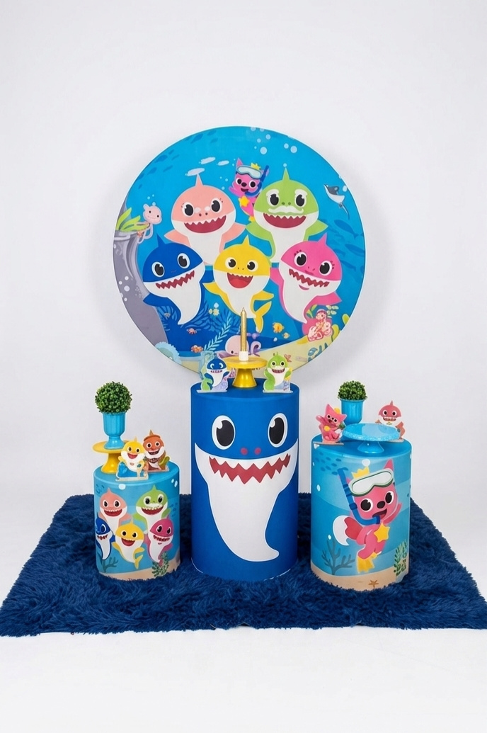 Tema Baby Shark - Espaçocriarfestas