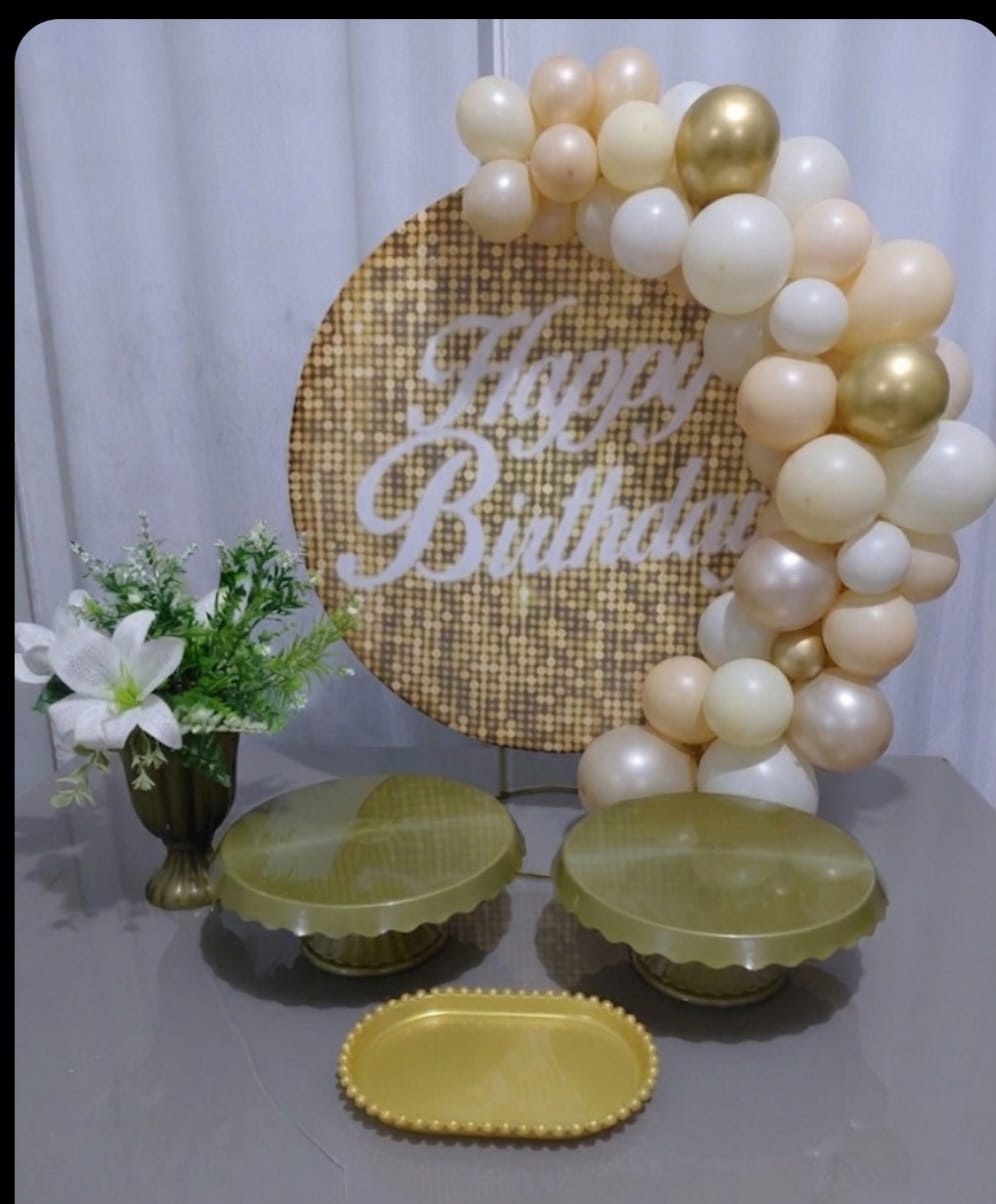 Tema Adulto Unissex Dourado - Espaçocriarfestas