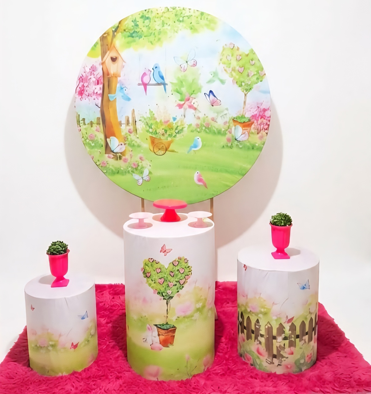 Tema Jardim  - Espaçocriarfestas