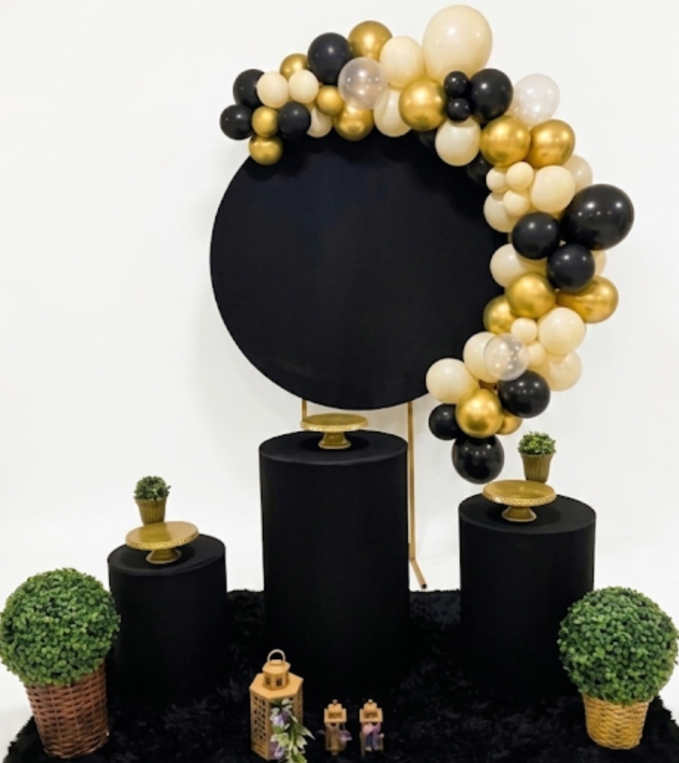 Tema Preto E Dourado - Espaçocriarfestas