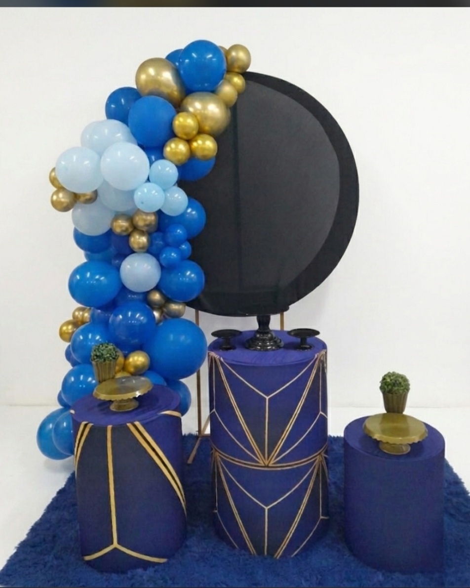 Tema Adulto Painel Liso Preto - Espaçocriarfestas
