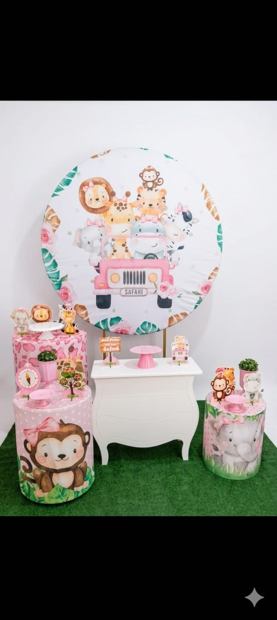 Tema Sáfari Menina 2 - Espaçocriarfestas