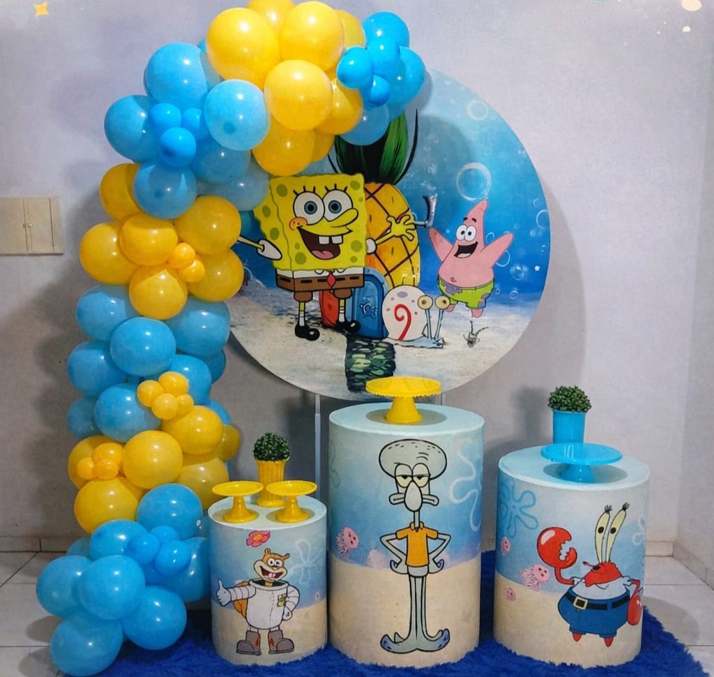 Kit Bob Esponja - Espaçocriarfestas
