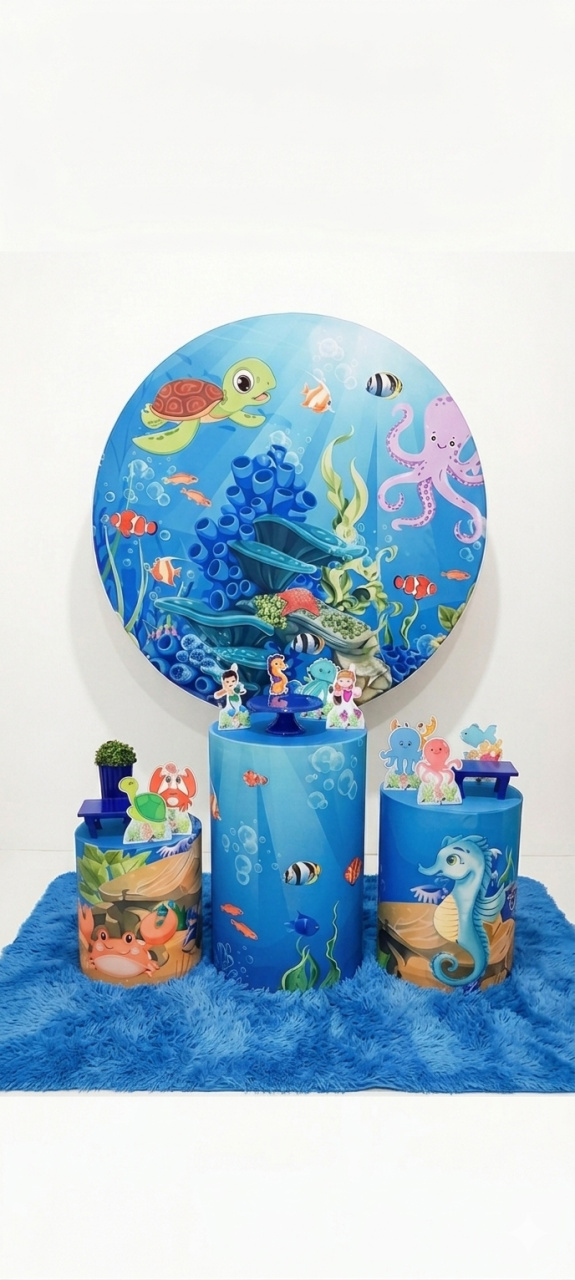 Tema Fundo Do Mar - Espaçocriarfestas