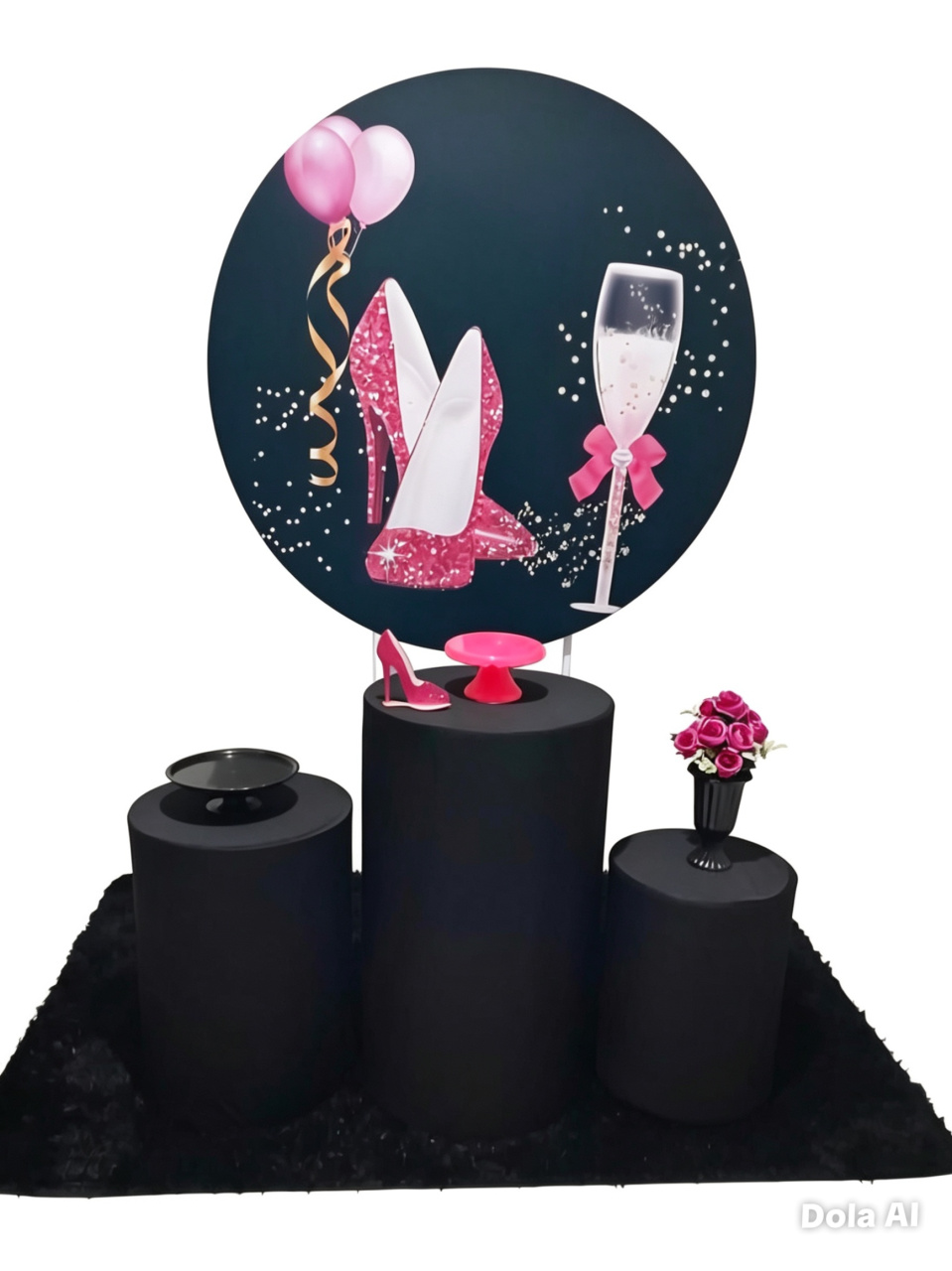 Tema Sapato Rosa - Espaçocriarfestas