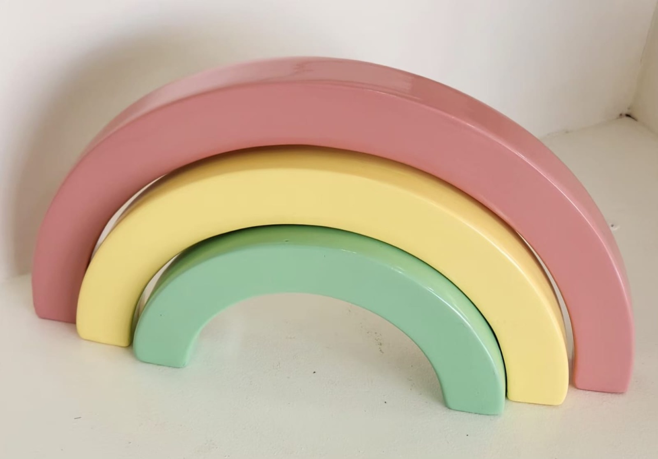 Arco Íris Em Porcelana - Encante festas e locações