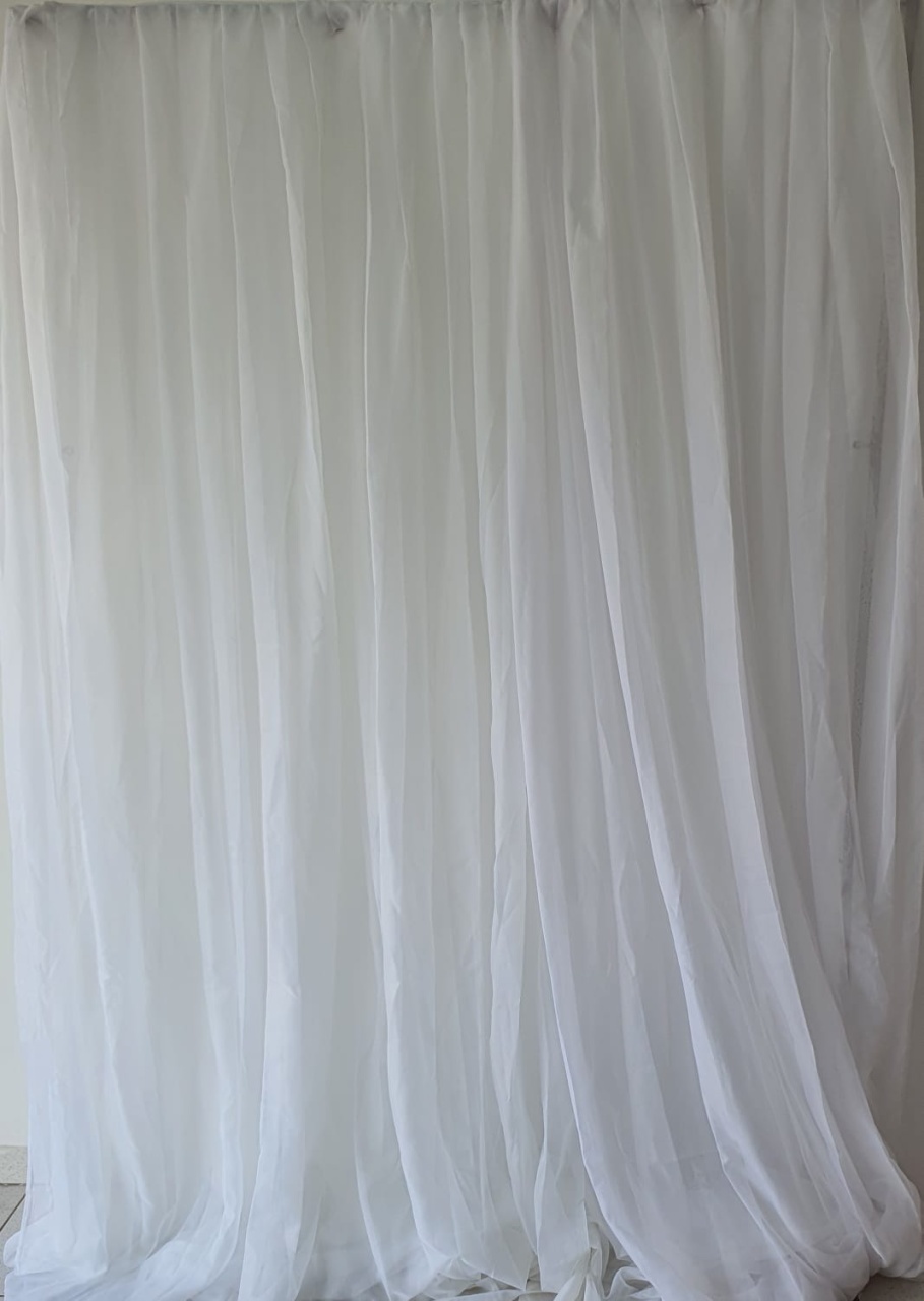 Cortinas de Voil 3X3 - Encante festas e locações