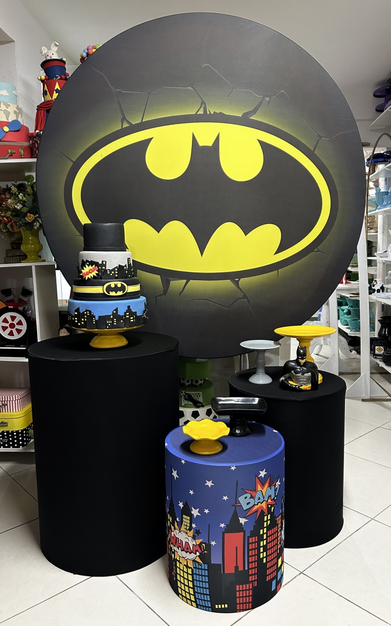 Kit Batman - Rosa Chiclete Loque e Decore