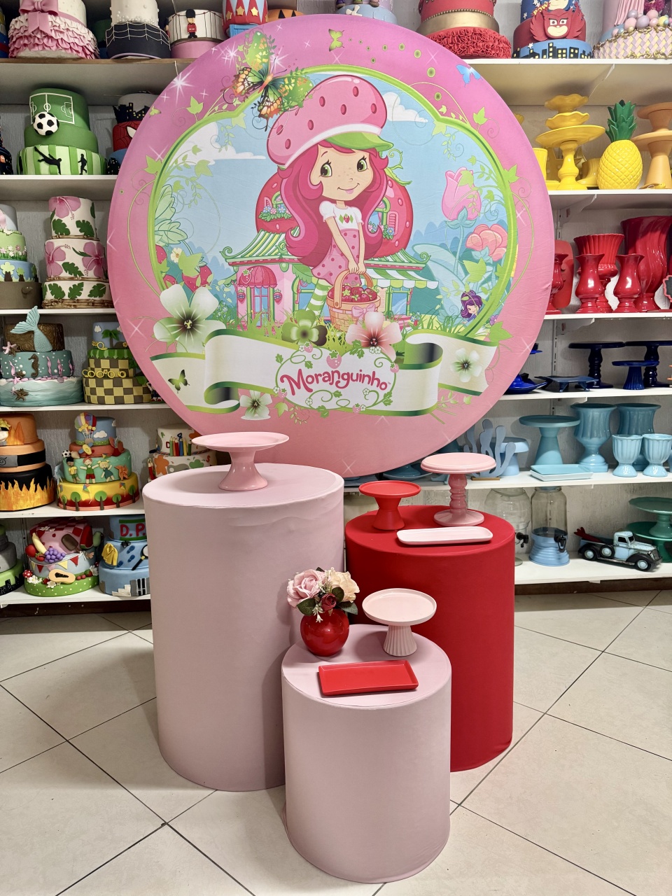 Kit Moranguinho - Rosa Chiclete Loque e Decore
