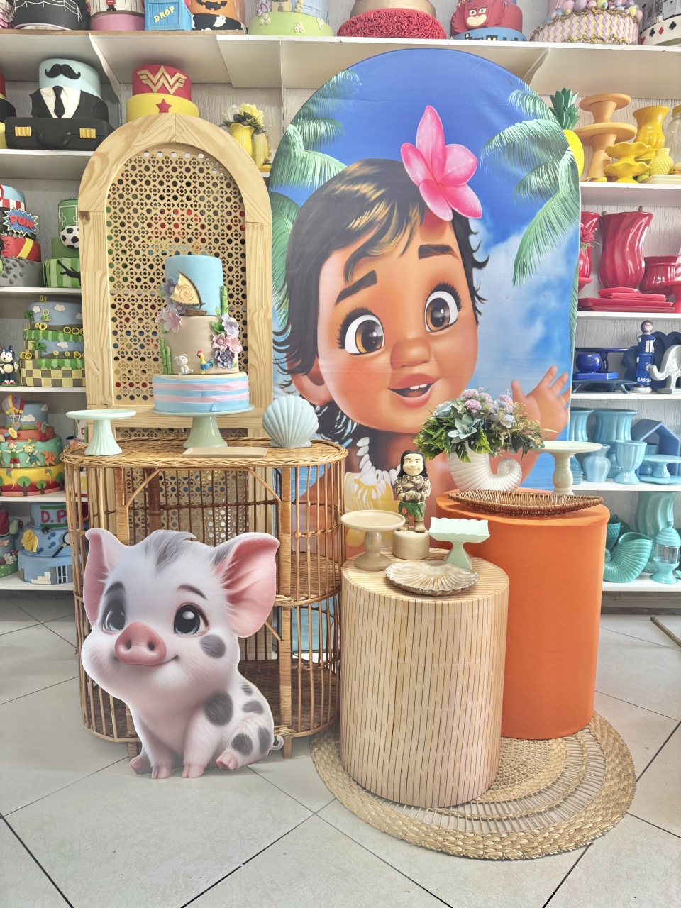 Kit Moana 1 - Rosa Chiclete Loque e Decore