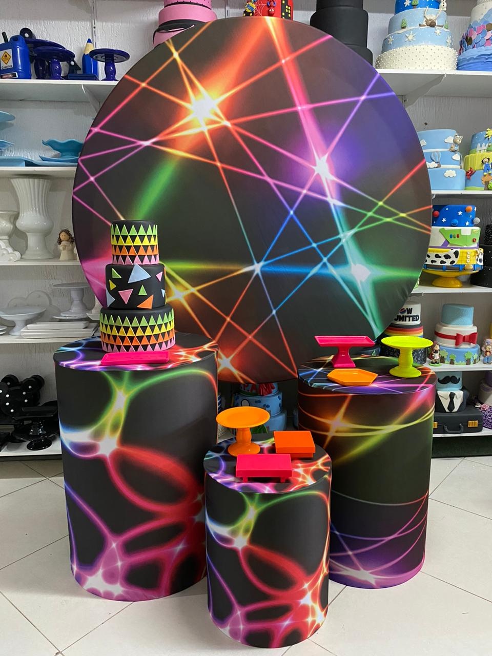 Kit Neon - Rosa Chiclete Loque e Decore